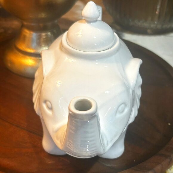 NWOT Vintage BIA Cordon Bleu Elephant Teapot - Picture 2 of 6